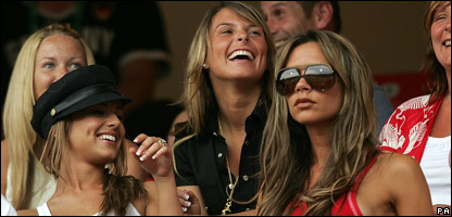 WAGs at the 2006 World Cup, including Cheryl Cole, Coleen McLoughlin and Victoria Beckham